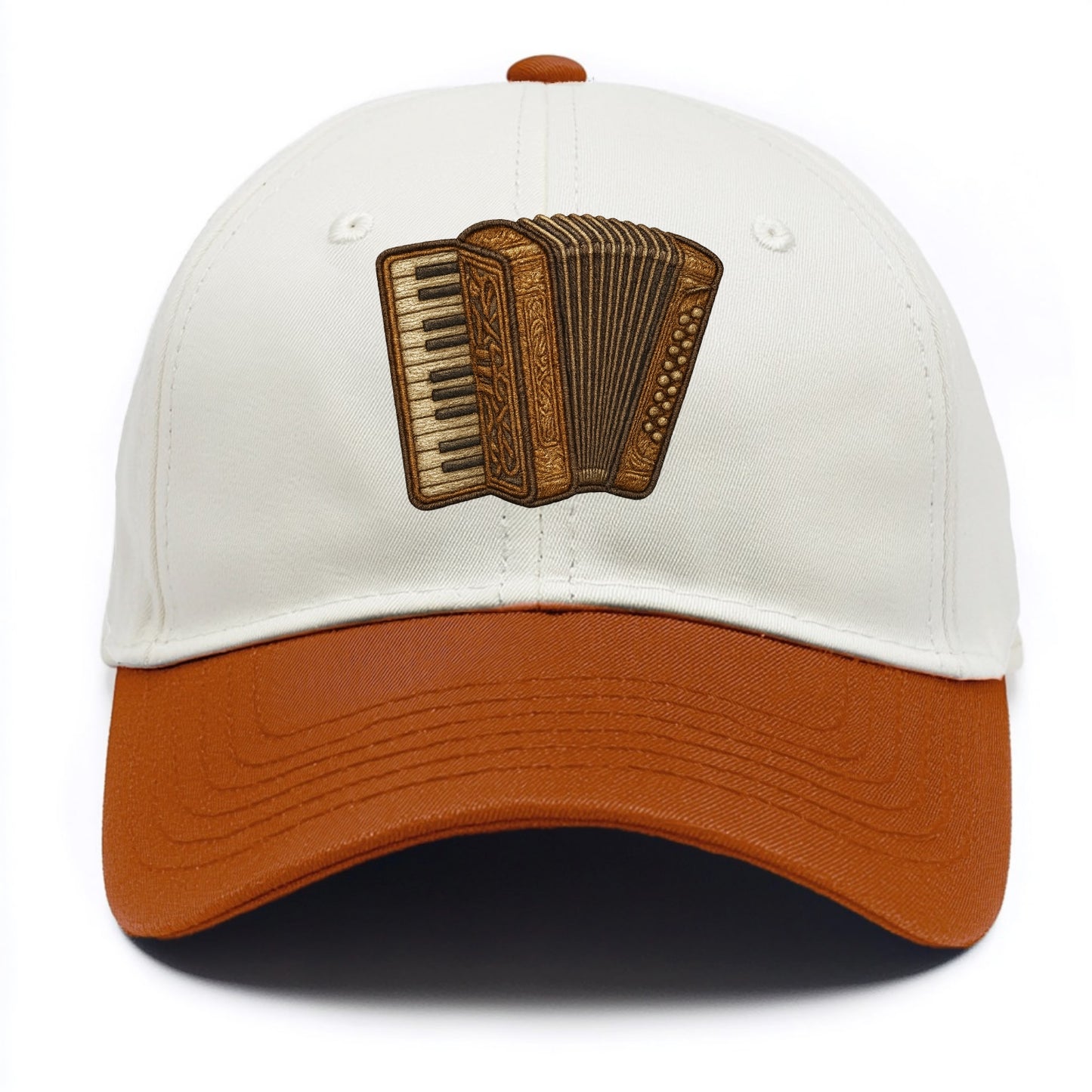 Accordion  - Two Tone Cap - Orange