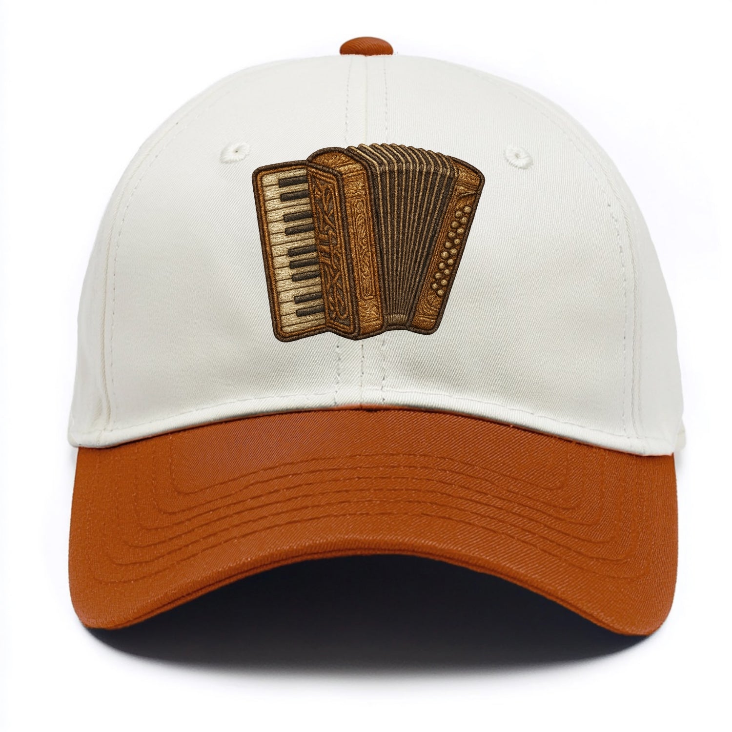 Accordion  - Two Tone Cap - Orange