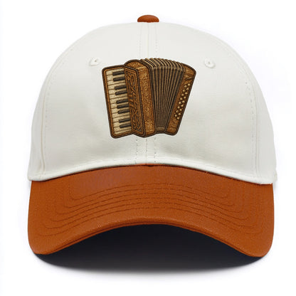 Accordion  - Two Tone Cap - Orange