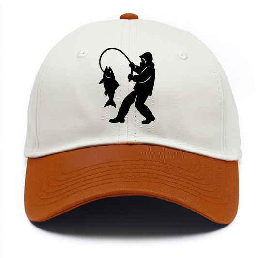 Alaskan fisherman hauling catch - Two Tone Cap - Orange