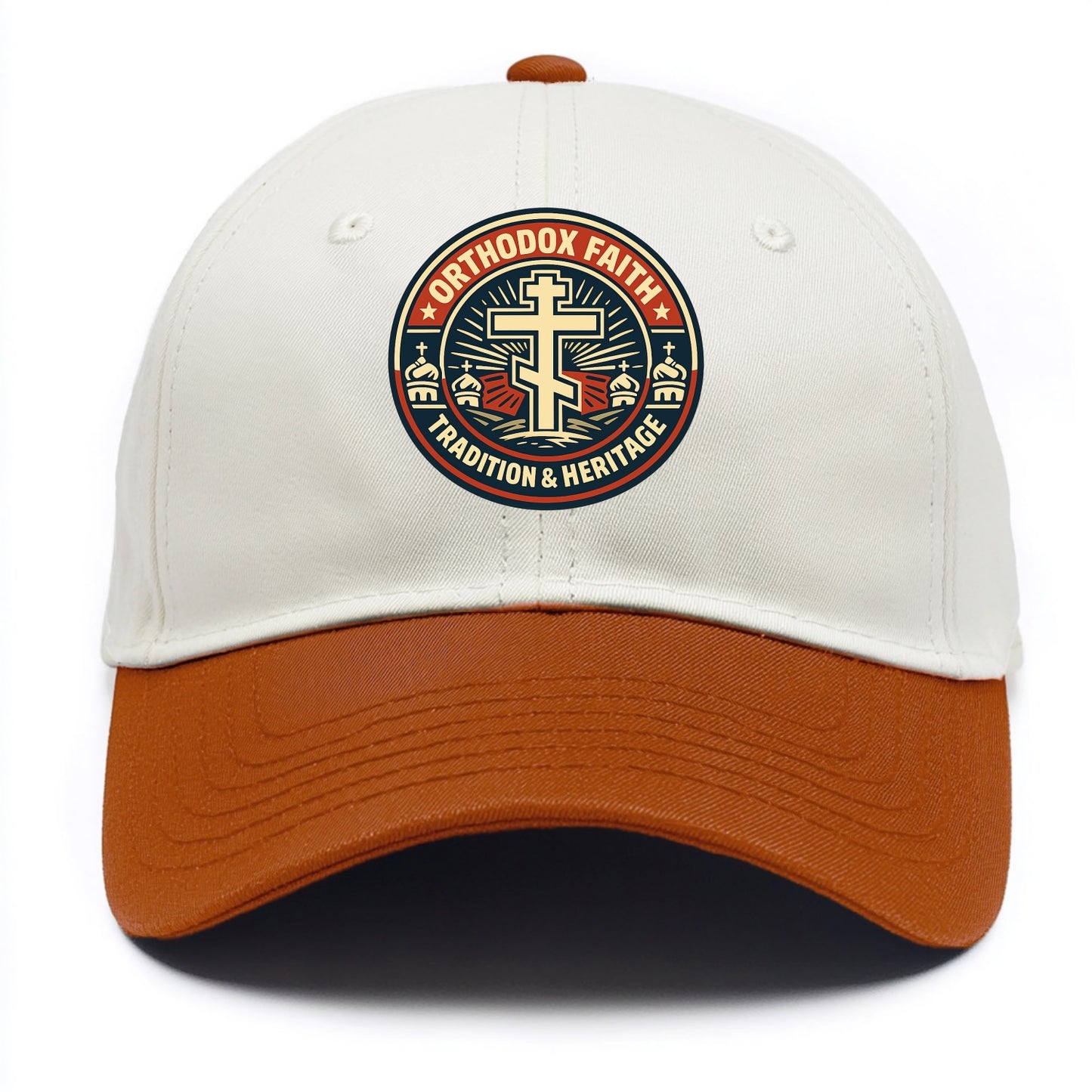 Faithful Heritage Emblem - Two Tone Cap - Orange