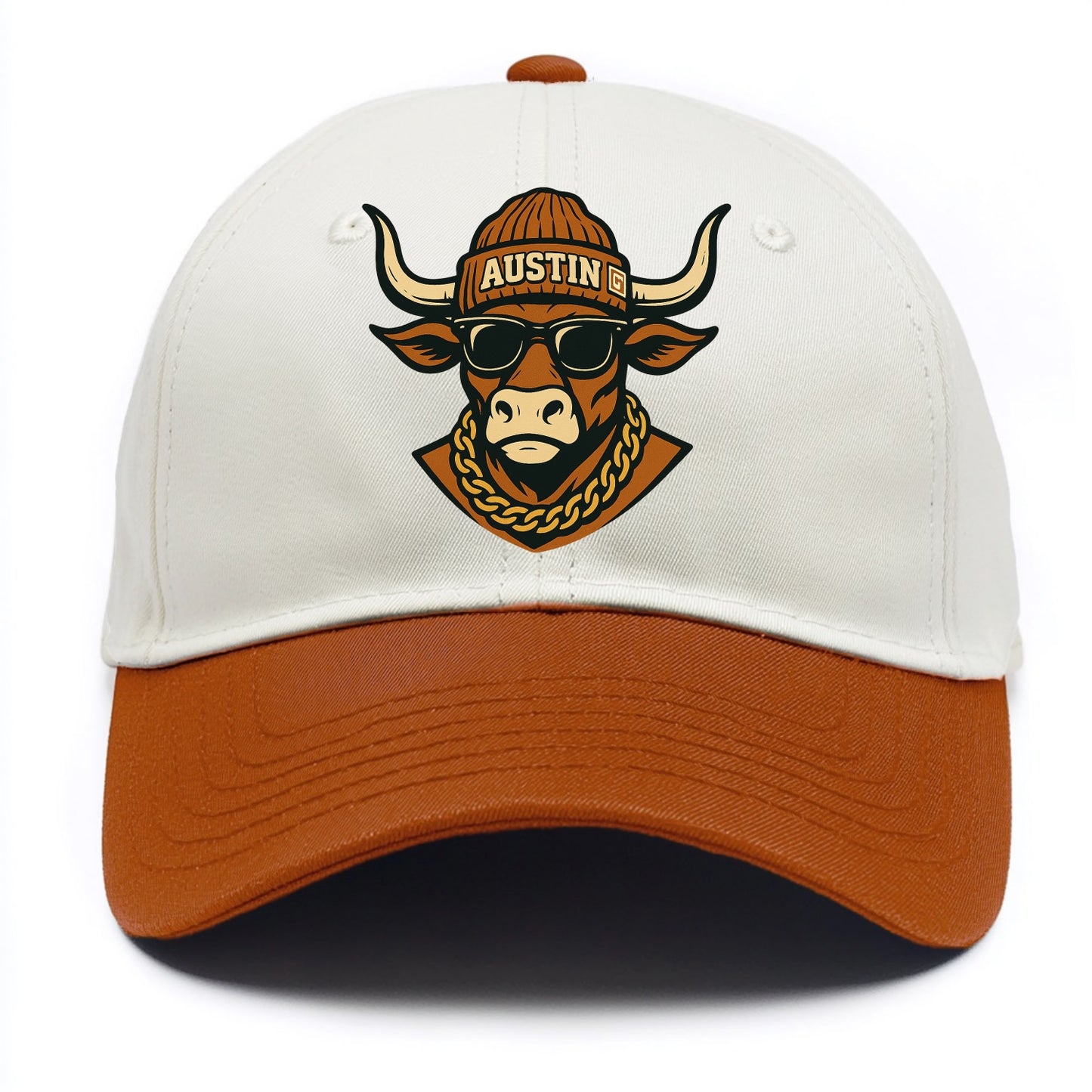 Austin Longhorn - Two Tone Cap - Orange