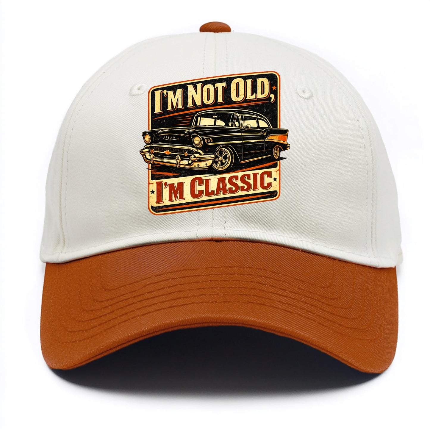 I'm Not Old I'm Classic - Two Tone Cap - Orange