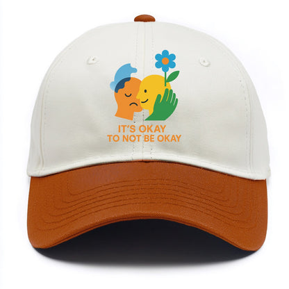 Mental health stigma fading as support grows - "It's Okay to Not Be Okay" - - Two Tone Cap - Orange
