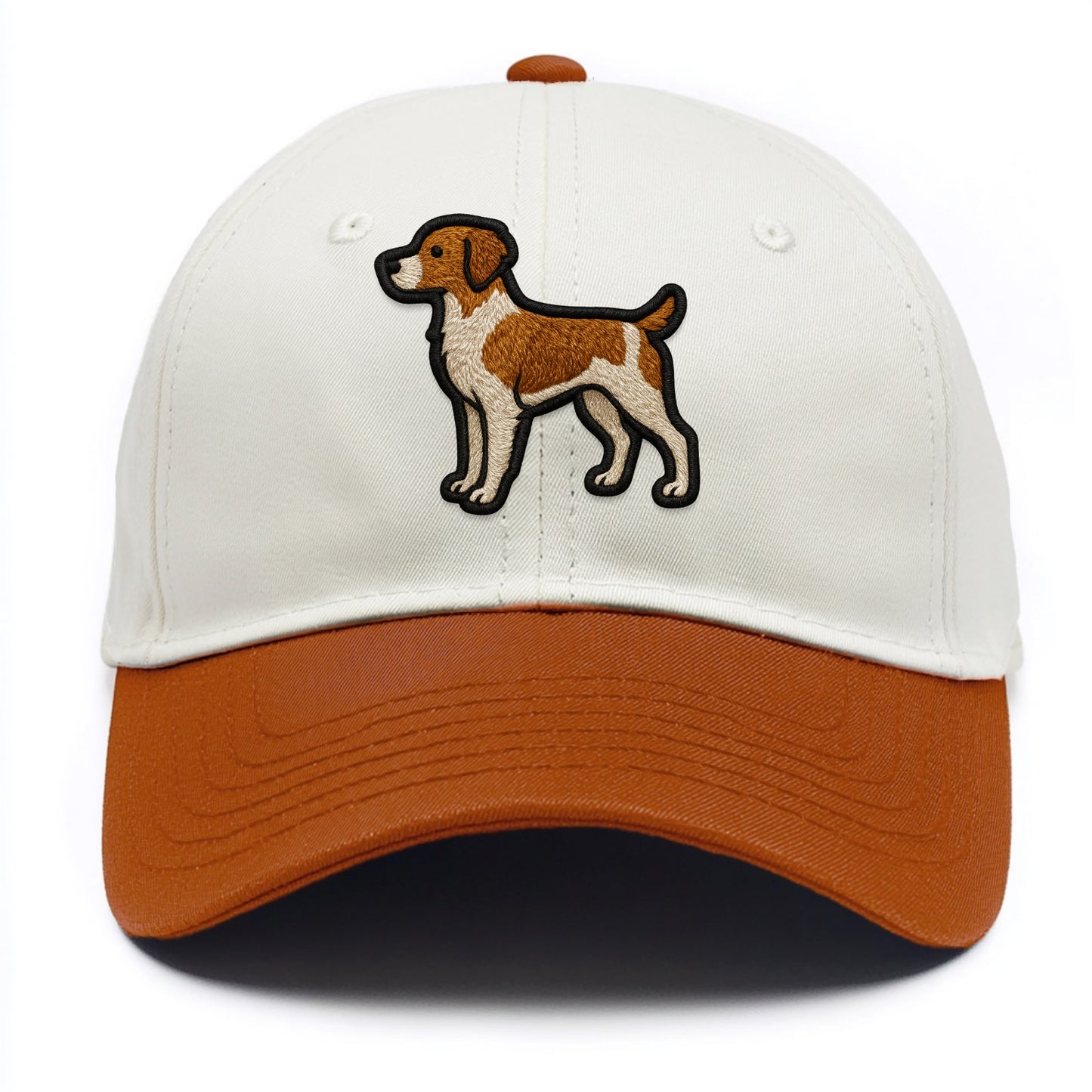 Brittany - Contemporary athletic logo wi - Two Tone Cap - Orange
