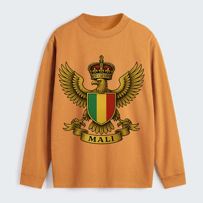 Mali Royal Logo  - Classic Long Sleeve Shirt - Orange