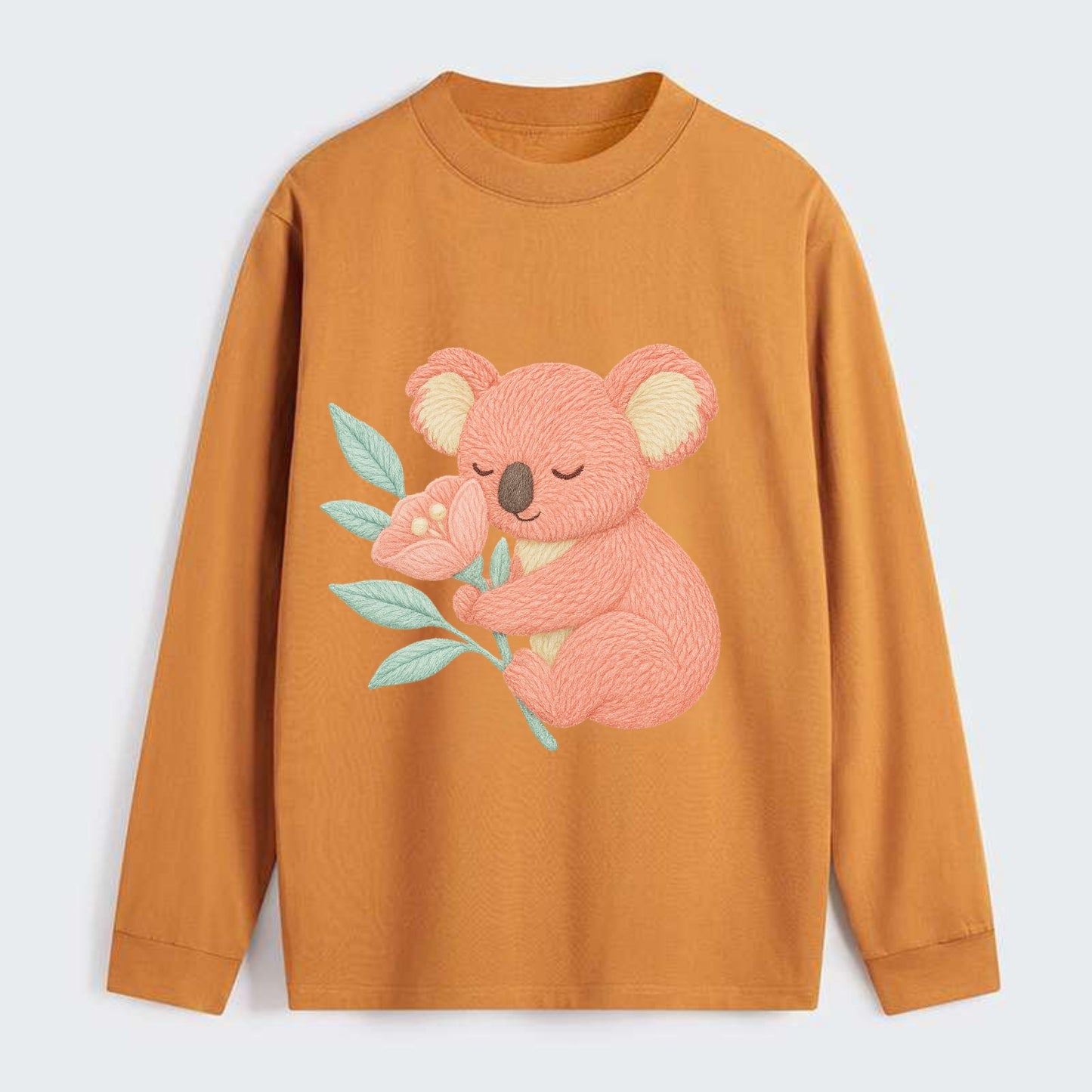 Coral Koala - Classic Long Sleeve Shirt - Orange
