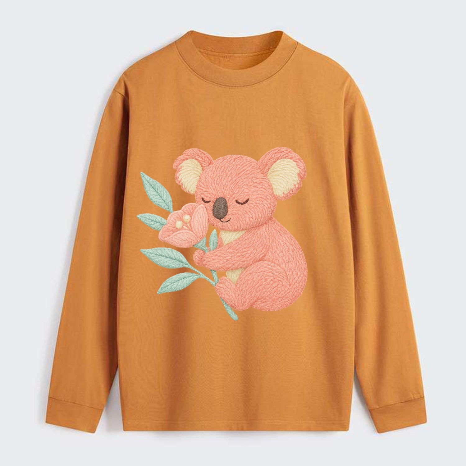 Coral Koala - Classic Long Sleeve Shirt - Orange