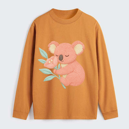 Coral Koala - Classic Long Sleeve Shirt - Orange