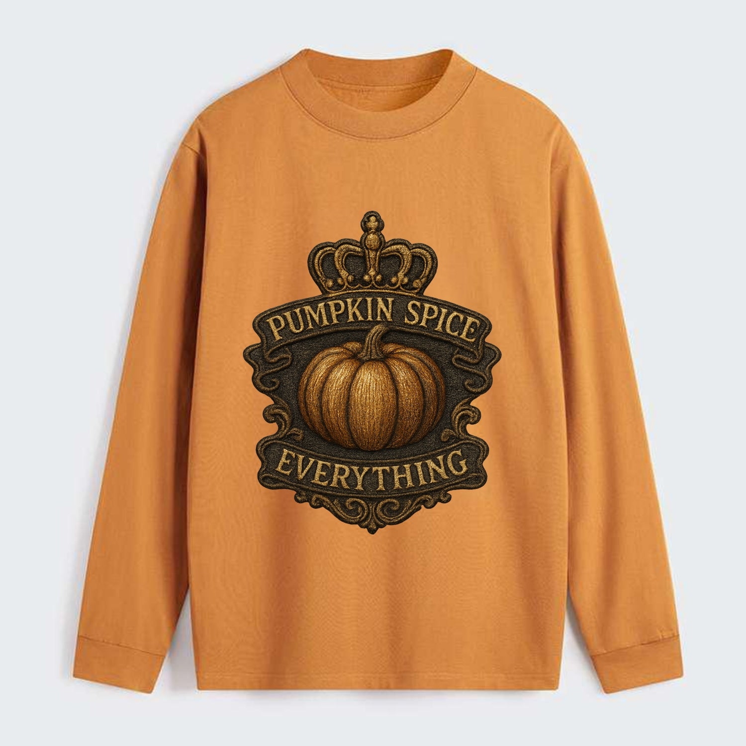 Pumpkin Spice Everything  - Classic Long Sleeve Shirt - Orange