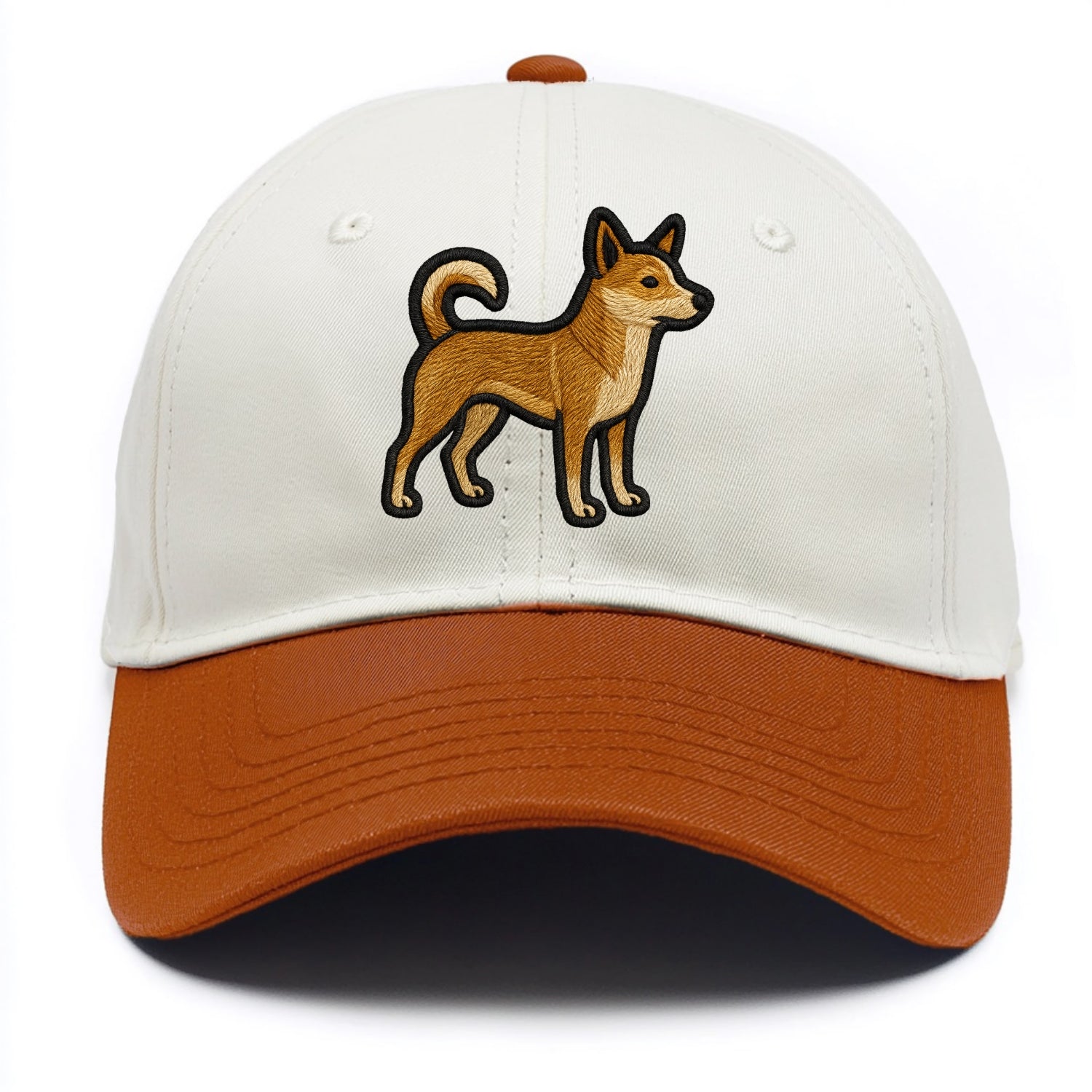 Norwegian Lundehund - Modern puffin hunt - Two Tone Cap - Orange