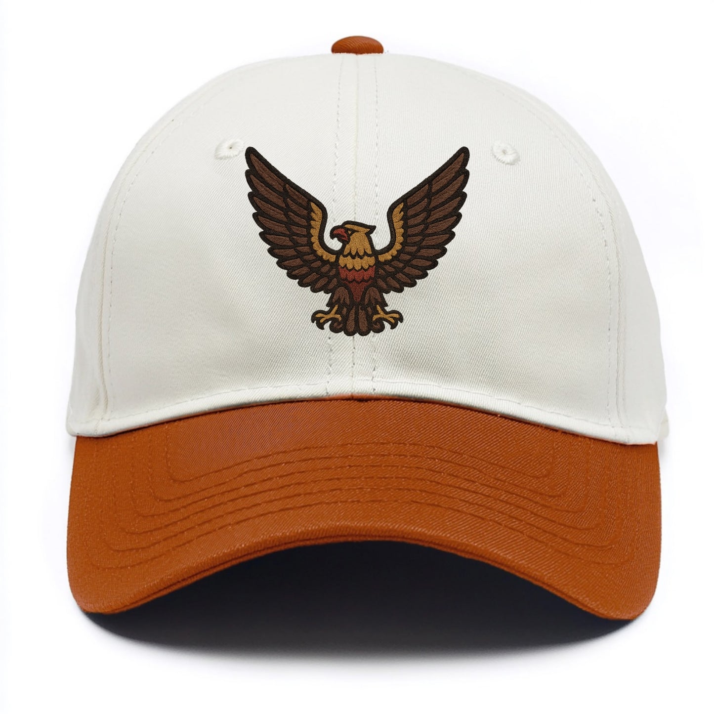 Eagle Wings  - Two Tone Cap - Orange