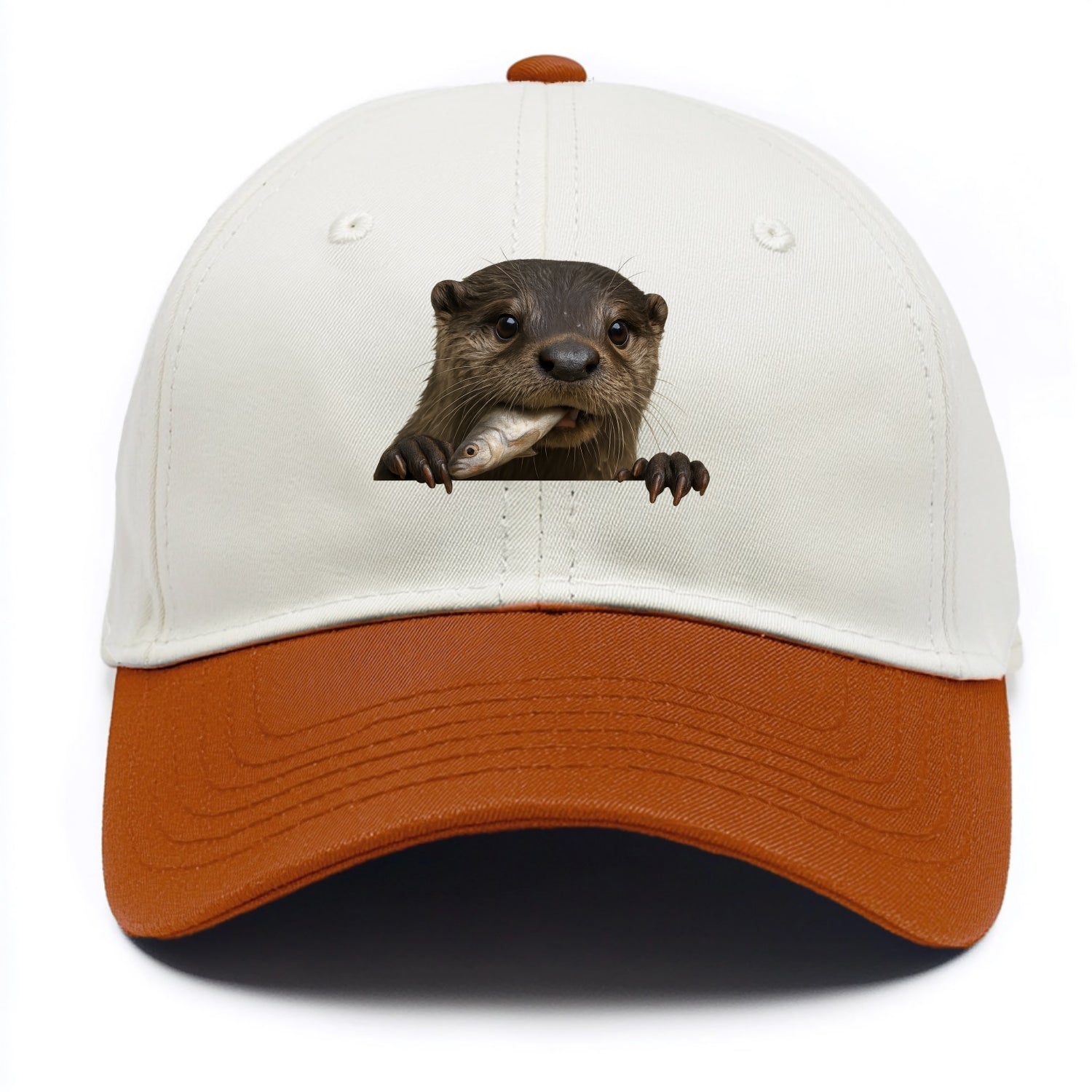 River Otter  - Two Tone Cap - Orange