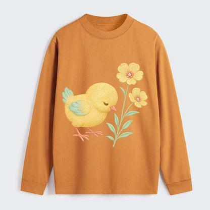 Yellow Chick - Classic Long Sleeve Shirt - Orange