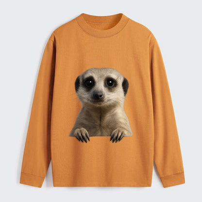 Meerkat  - Classic Long Sleeve Shirt - Orange