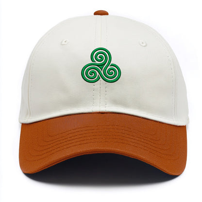 Triple Spiral - Two Tone Cap - Orange