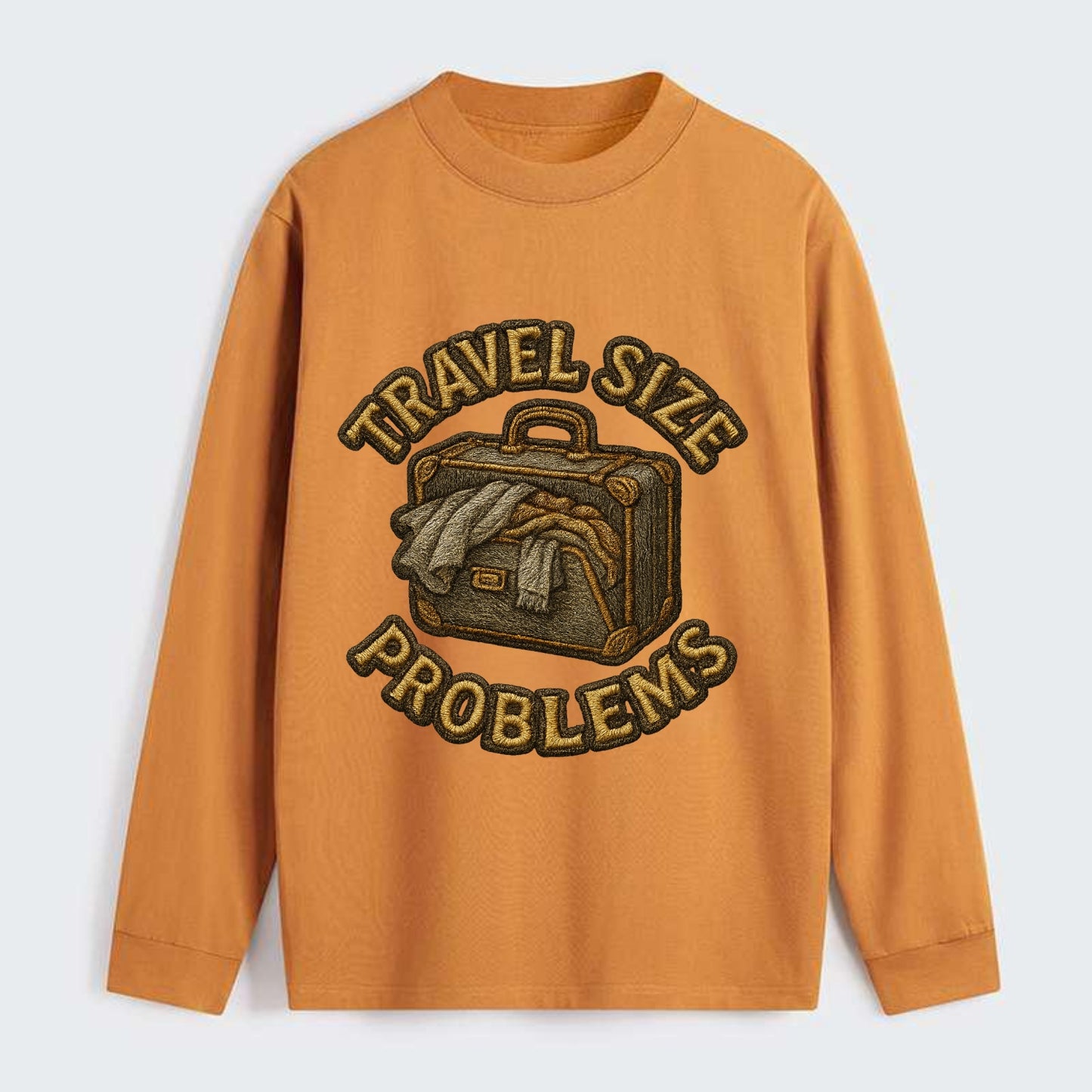 Travel Size Problems  - Classic Long Sleeve Shirt - Orange