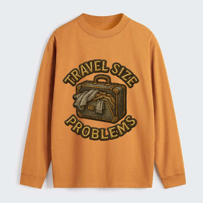 Travel Size Problems  - Classic Long Sleeve Shirt - Orange