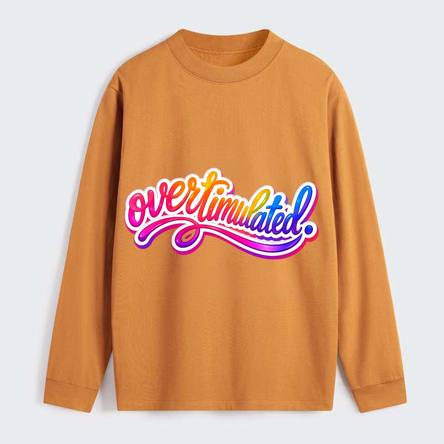 Overstimulated - Classic Long Sleeve Shirt - Orange
