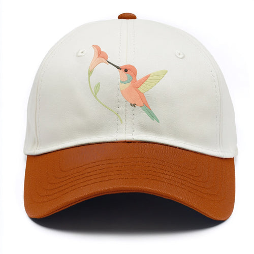 Coral Hummingbird - Two Tone Cap