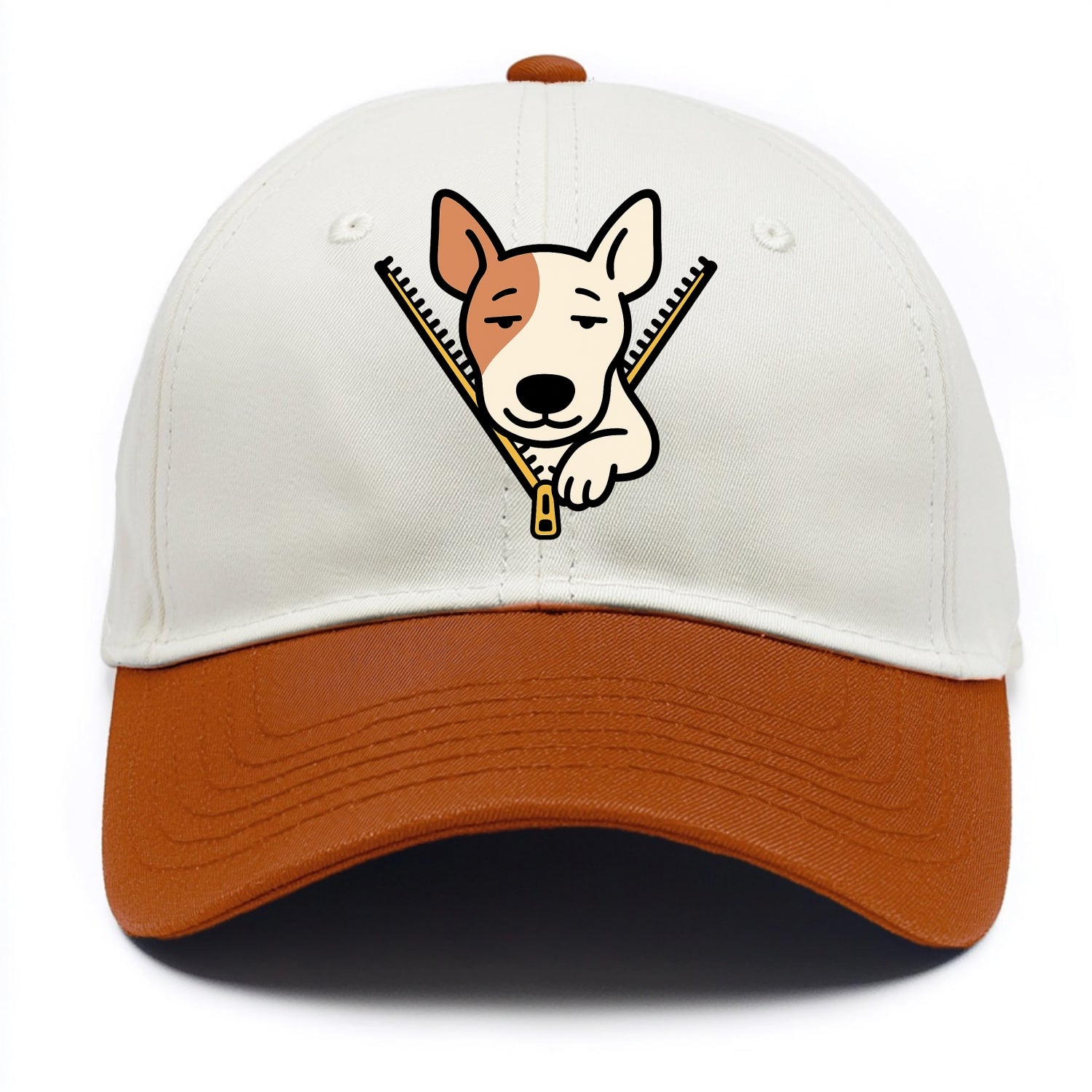 Bull Terrier - Two Tone Cap - Orange