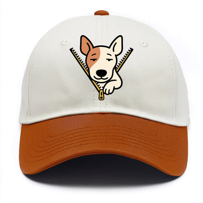 Bull Terrier - Two Tone Cap - Orange