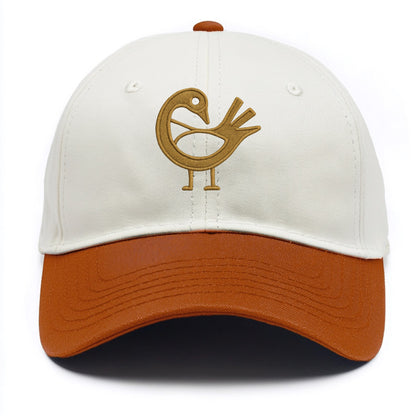 Adinkra Sankofa  - Two Tone Cap - Orange