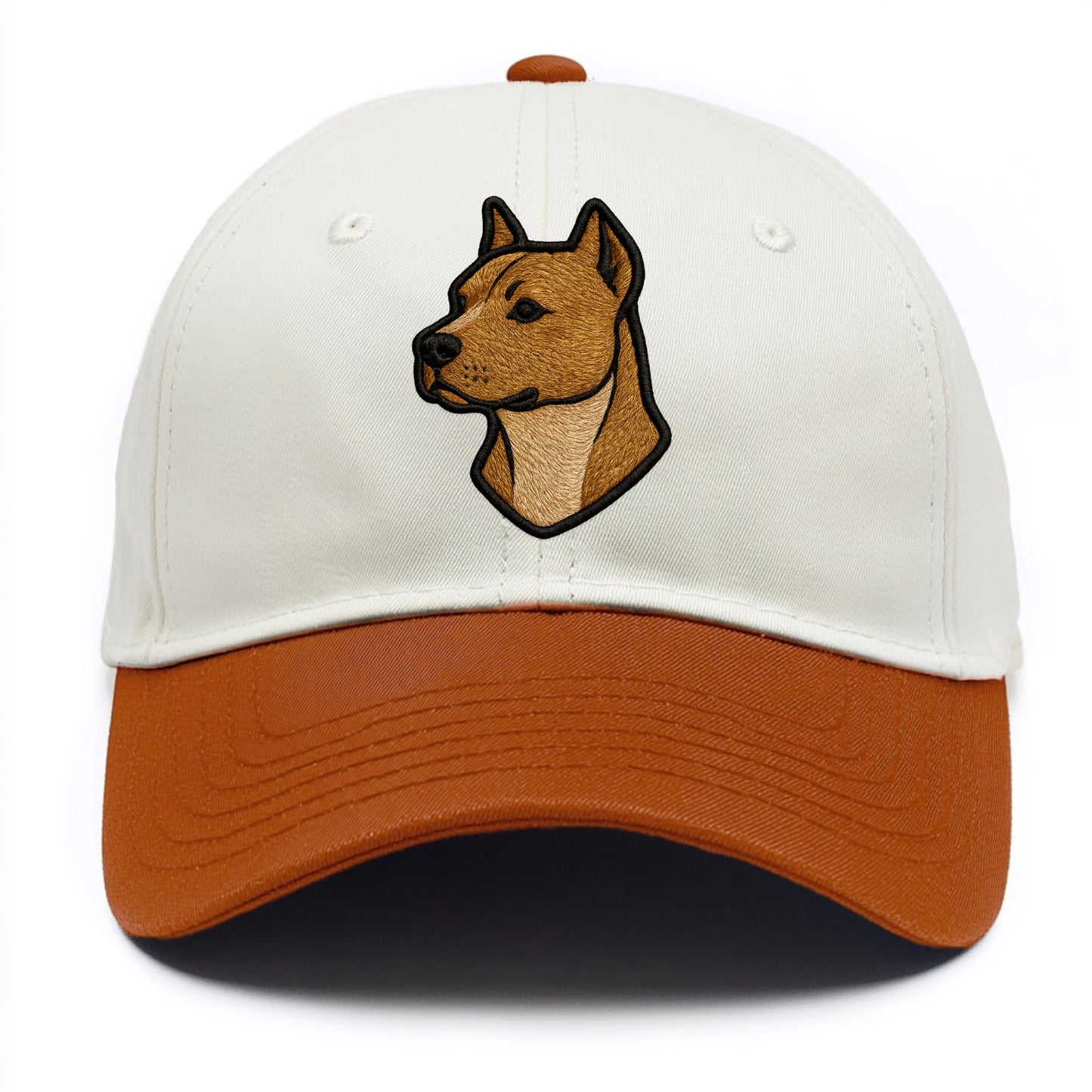 American Staffordshire Terrier - Modern - Two Tone Cap - Orange