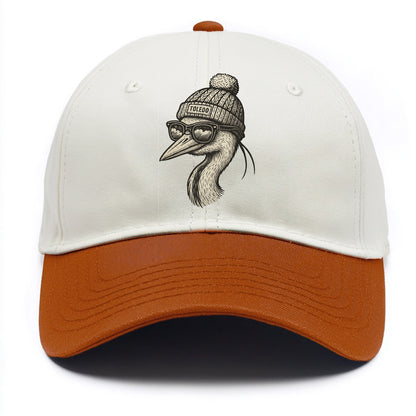 Toledo Great Blue Heron wearing Toledo b - Two Tone Cap - Orange