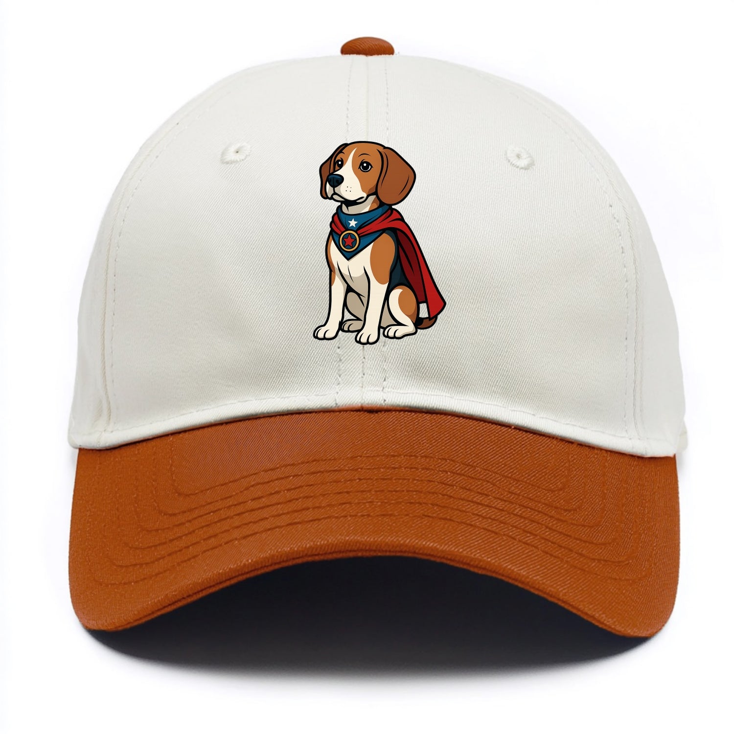 Beagle Patriotic Hero  - Two Tone Cap - Orange