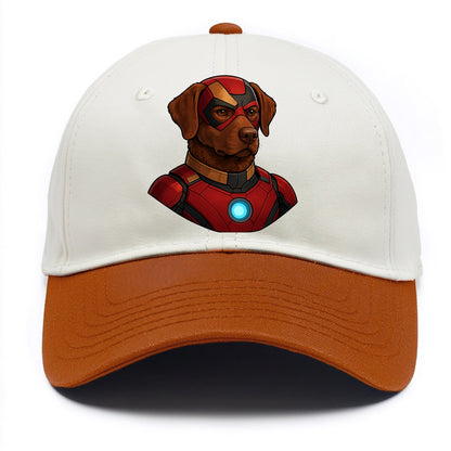 Chesapeake Bay Retriever Loyal Hero  - T Two Tone Cap - Orange