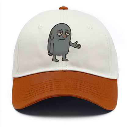 FOLLOWERS ARE GHOSTS | Transparent crowd following nobody - Two Tone Cap - Orange