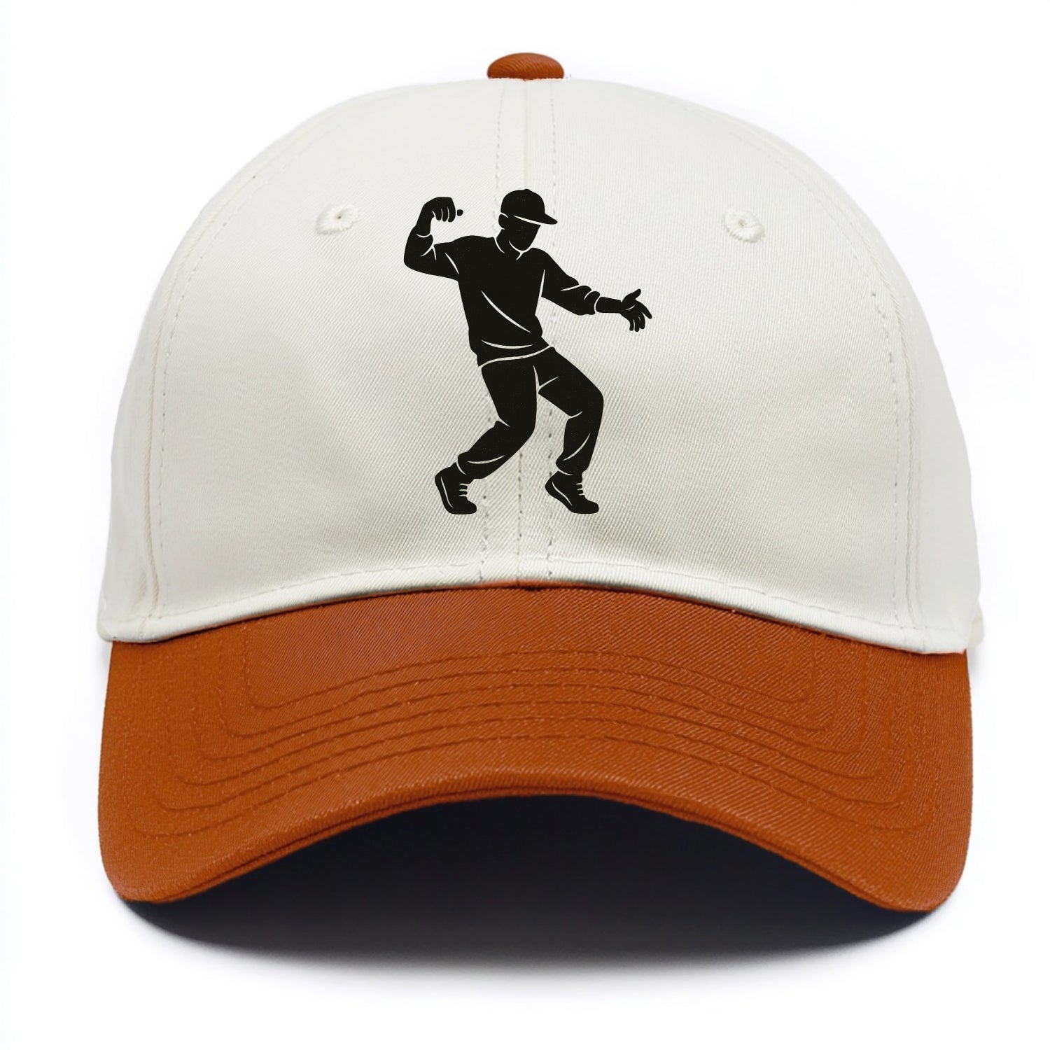 Hip-hop dancer popping and locking - Two Tone Cap - Orange