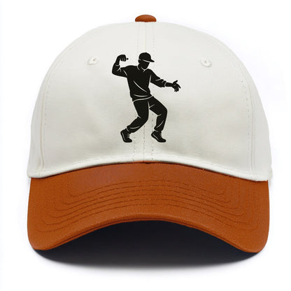 Hip-hop dancer popping and locking - Two Tone Cap - Orange