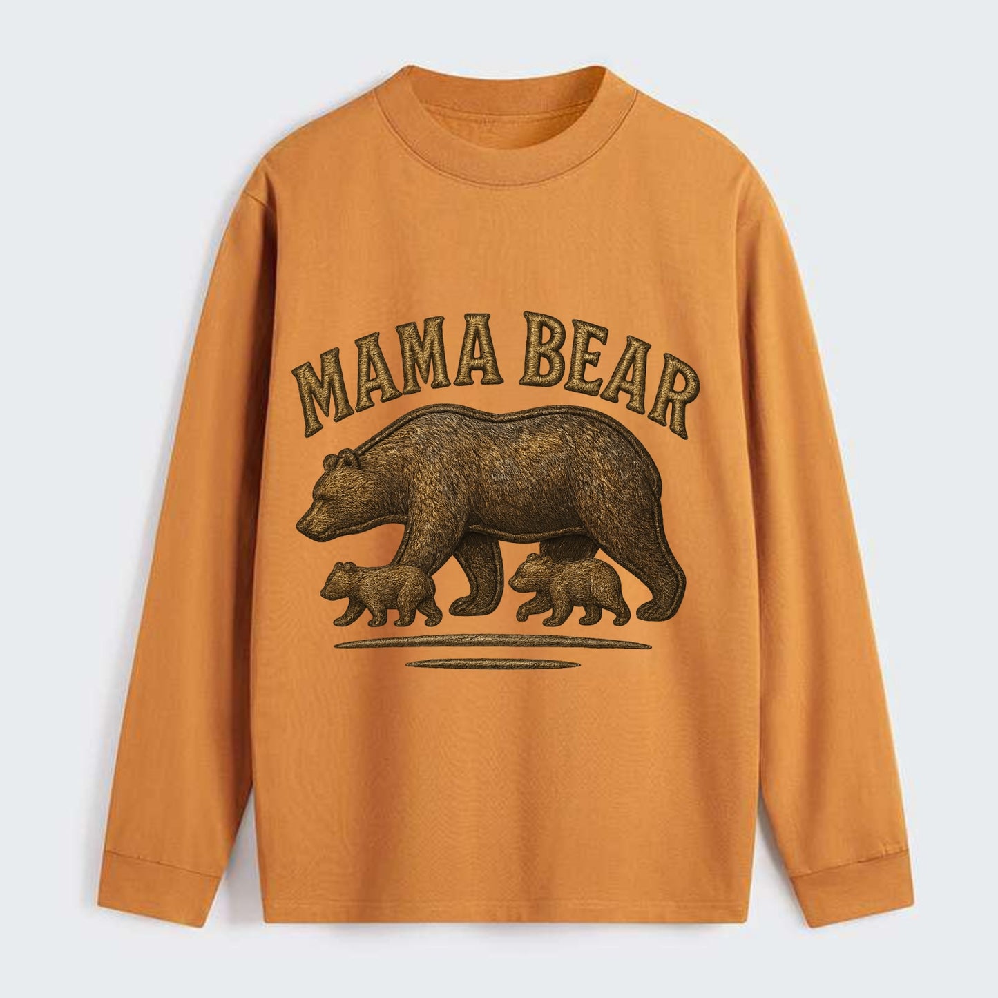 Mama Bear  - Classic Long Sleeve Shirt - Orange