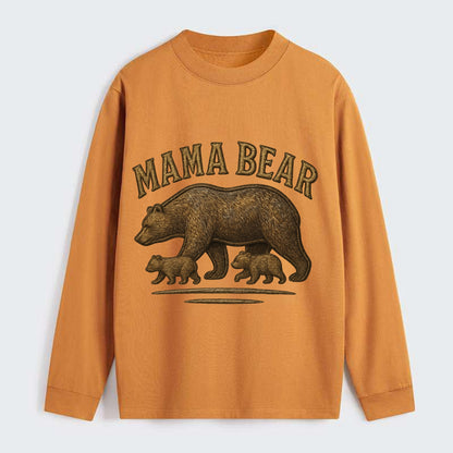 Mama Bear  - Classic Long Sleeve Shirt - Orange