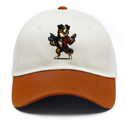 Australian Shepherd Star-Lord  - Two Tone Cap - Orange