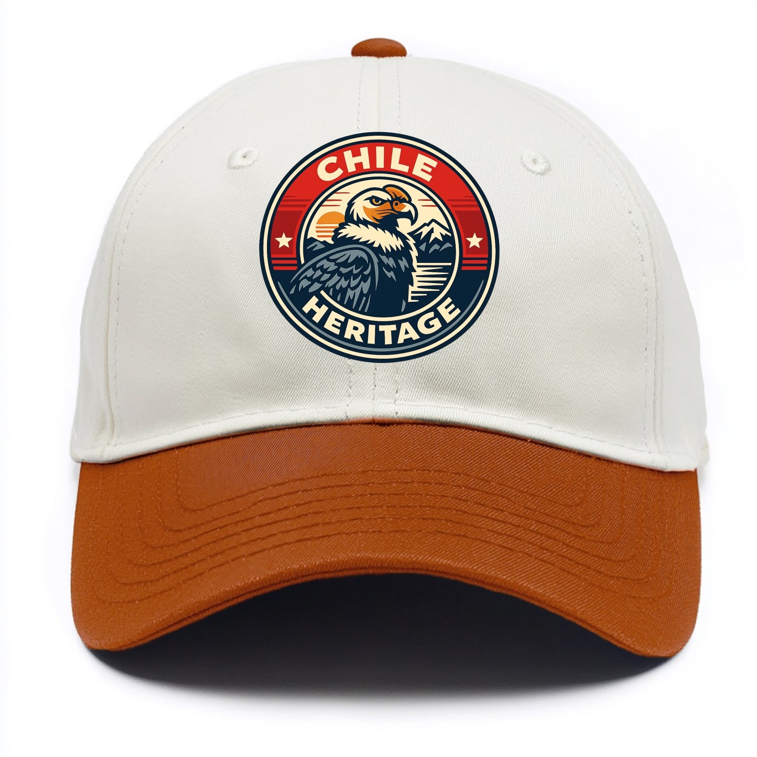Andean Spirit Emblem - Two Tone Cap - Orange