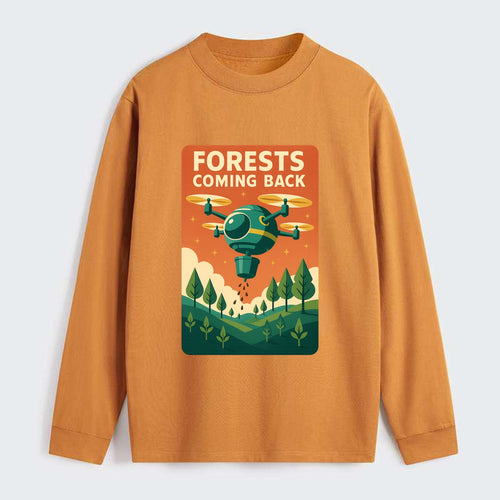 Reforestation drone planting millions of trees - Forests Coming Back - Classic Long Sleeve Shirt