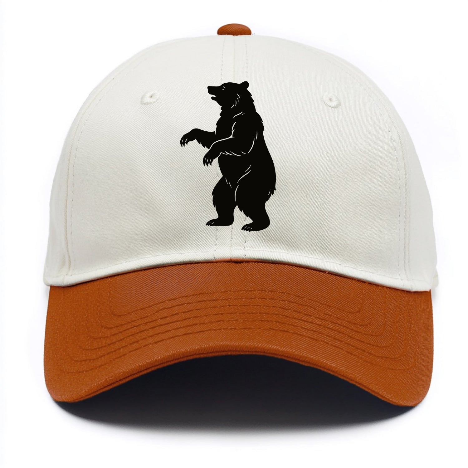 Bear standing on hind legs - Two Tone Cap - Orange