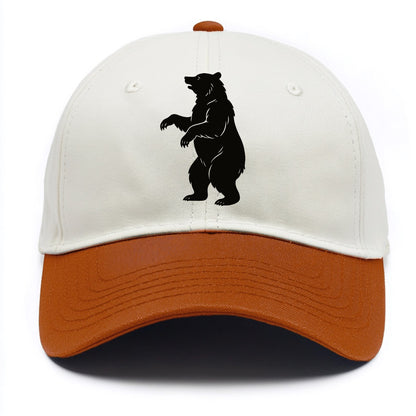 Bear standing on hind legs - Two Tone Cap - Orange