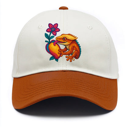 Crested Gecko - Two Tone Cap - Orange