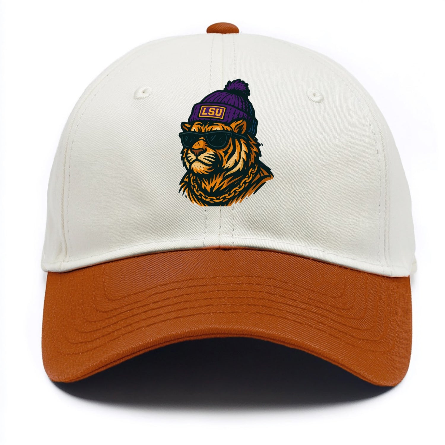LSU Mike Tiger - Two Tone Cap - Orange