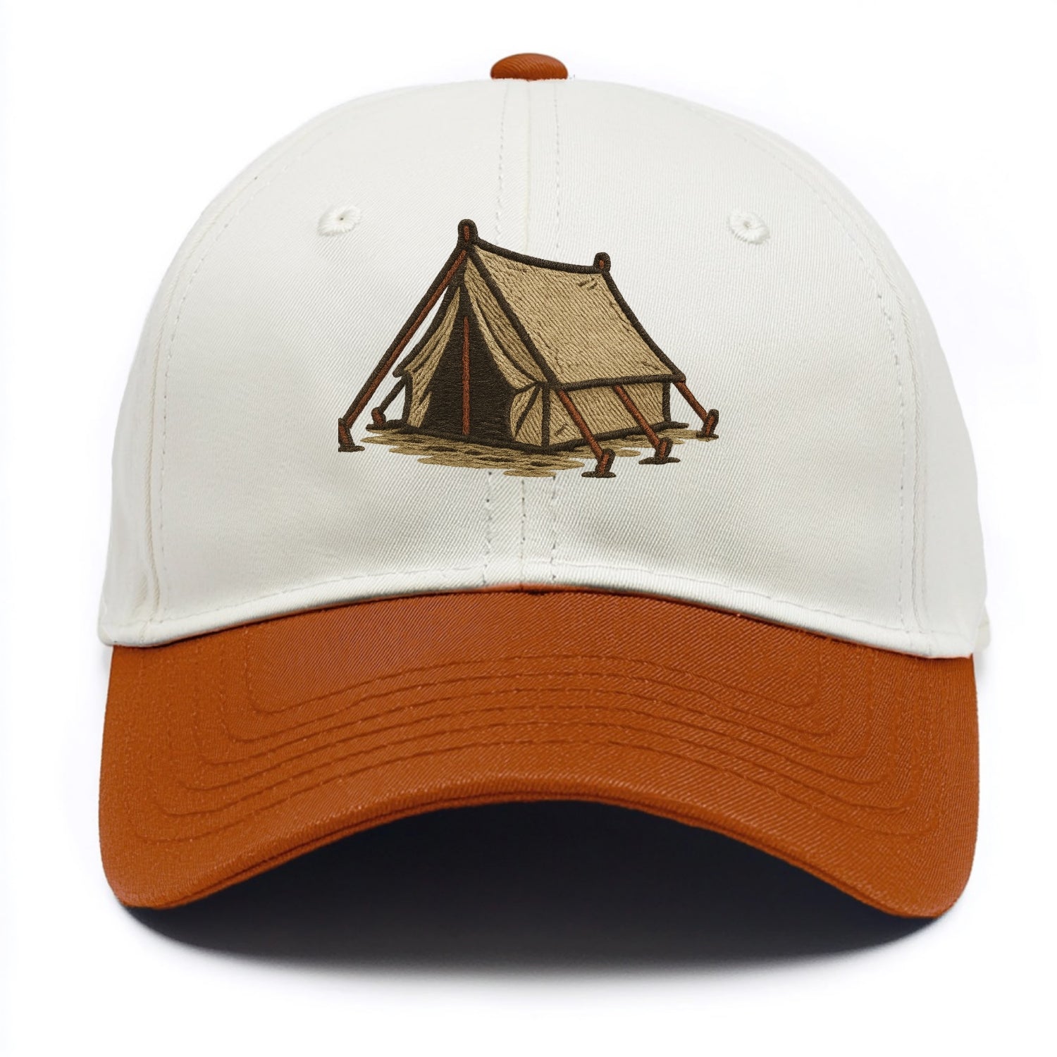 Camping Tent  - Two Tone Cap - Orange