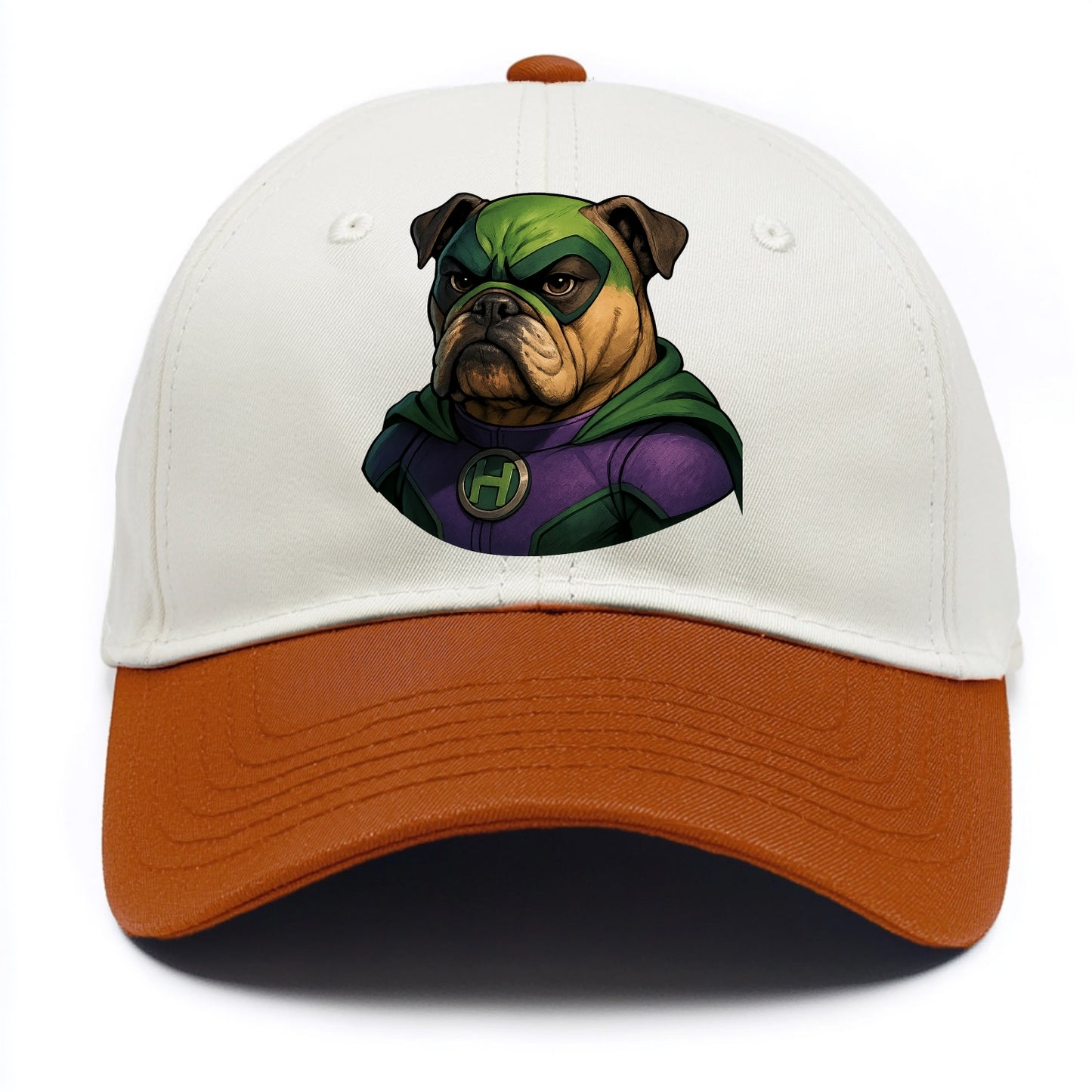 Bulldog Strong Hero  - Two Tone Cap - Orange