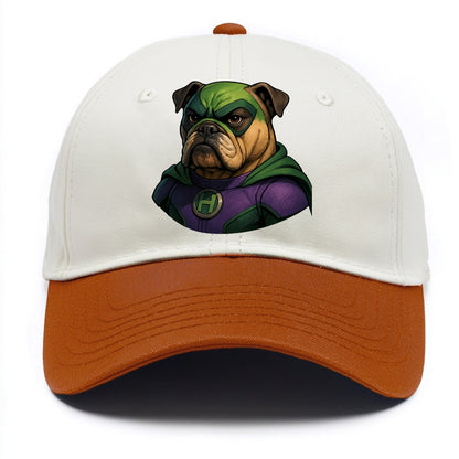 Bulldog Strong Hero  - Two Tone Cap - Orange