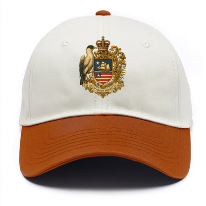Liberia Pepper Bird Emblem  - Two Tone Cap - Orange