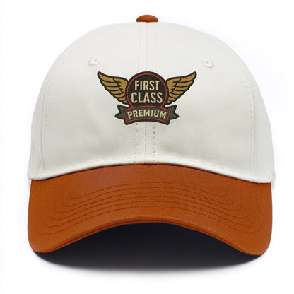 First Class Emblem  - Two Tone Cap - Orange