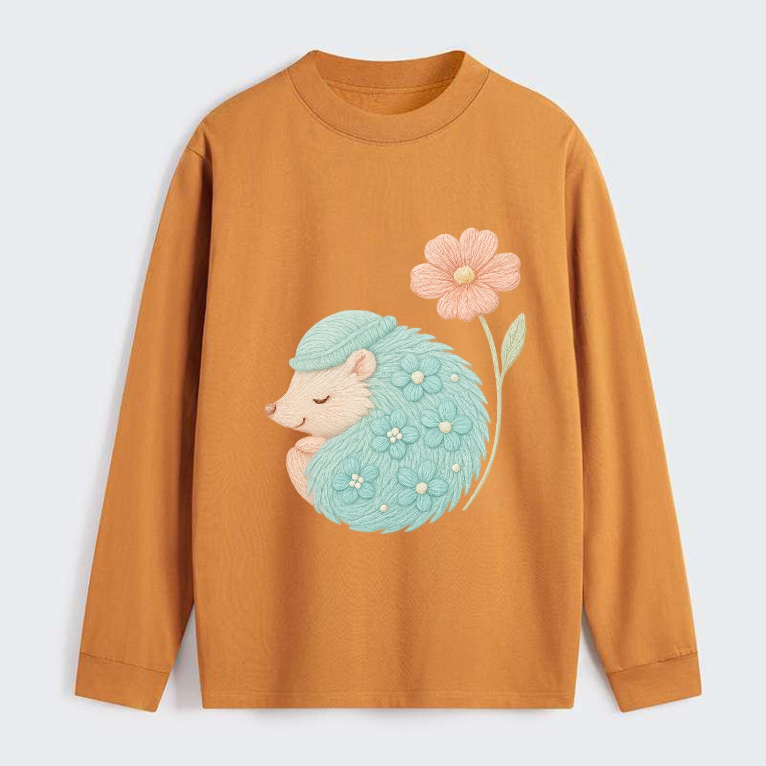Aqua Hedgehog - Classic Long Sleeve Shirt - Orange