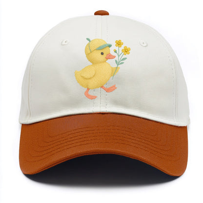 Yellow Duckling - Two Tone Cap - Orange